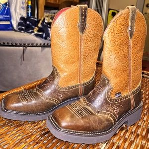 Justin sz 9 western boots